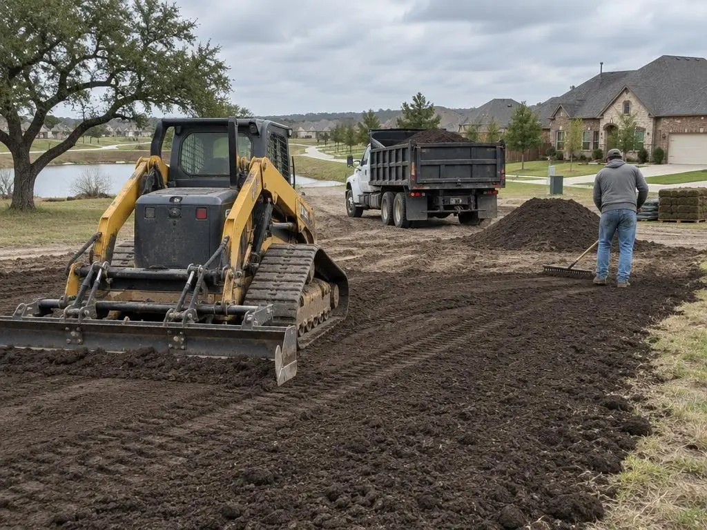 Fine Grading & Topsoil in Dallas, TX